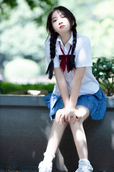 初夏的少女